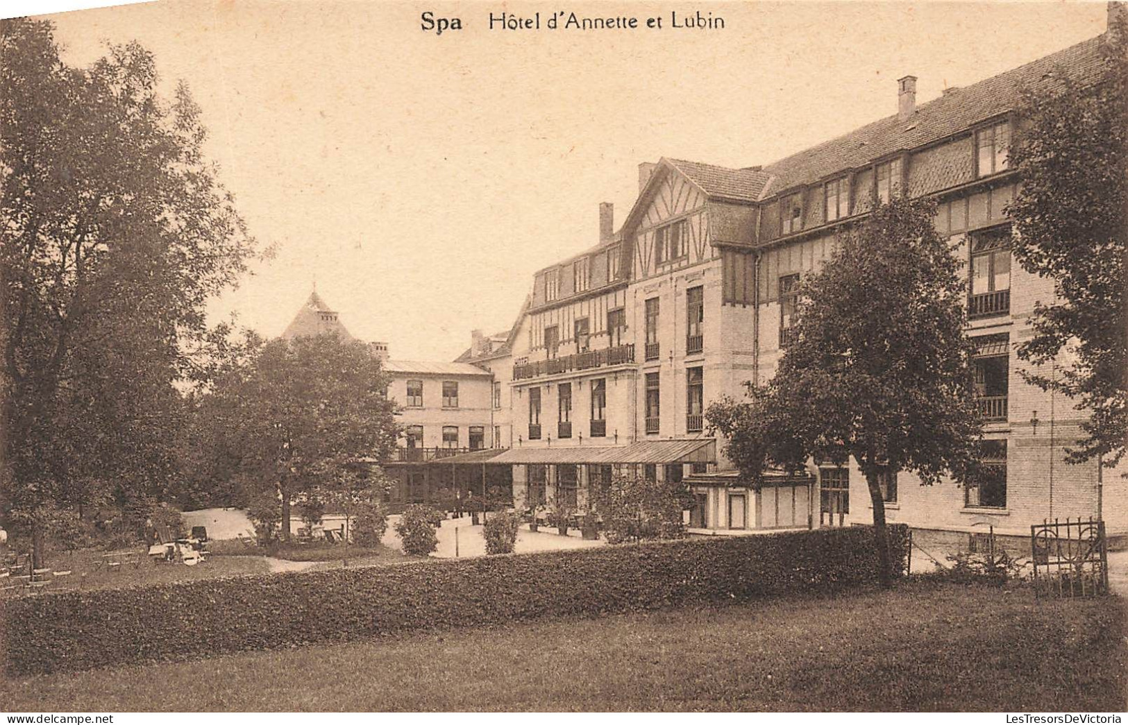 BELGIQUE - Liège - Spa - Hôtel D'Annette Et Lubin - Carte Photo - Carte Postale Ancienne - Lüttich