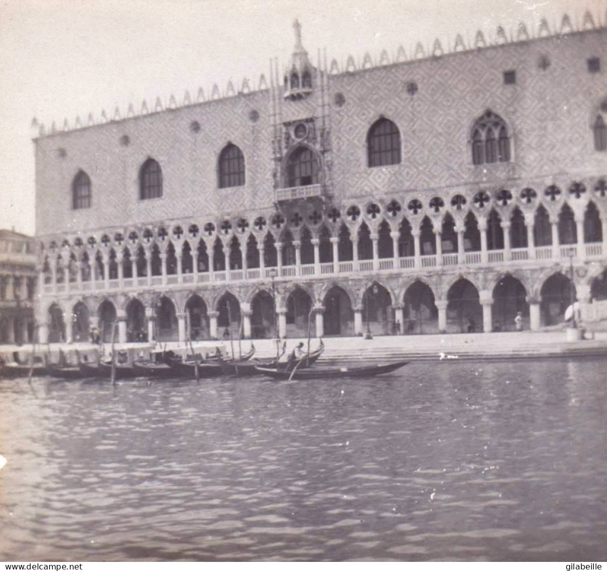 Photo Originale - 1905 - VENISE - VENEZIA -  Station Des Gondoles - Places