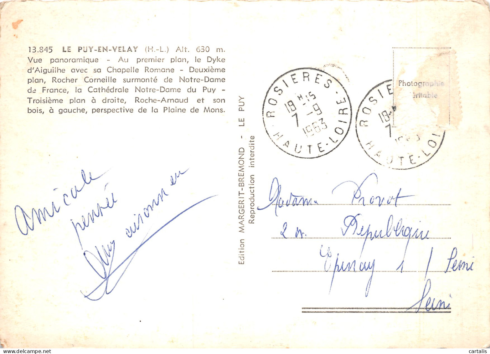 43-LE PUY EN VELAY-N°4259-B/0295 - Le Puy En Velay