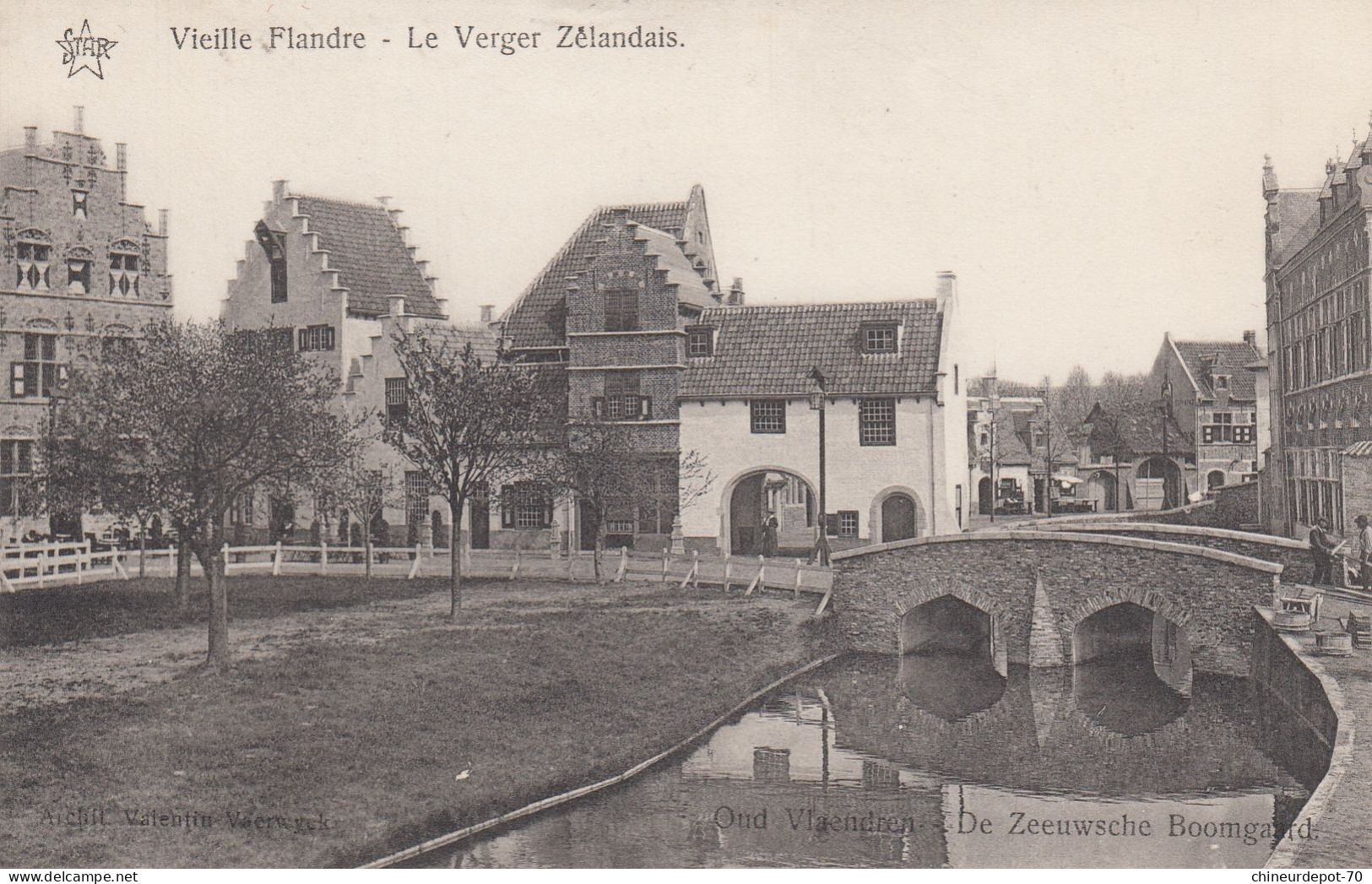 GAND  EXPOSITION 1913  VIEILLE FLANDRE  LE  VERGER ZELANDAIS - Gent