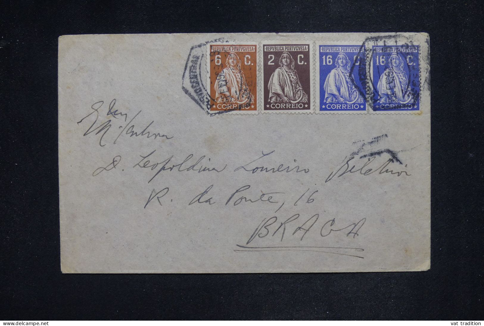 PORTUGAL - Lettre Intérieure Tricolore - 1931 - A 2875 - Postmark Collection