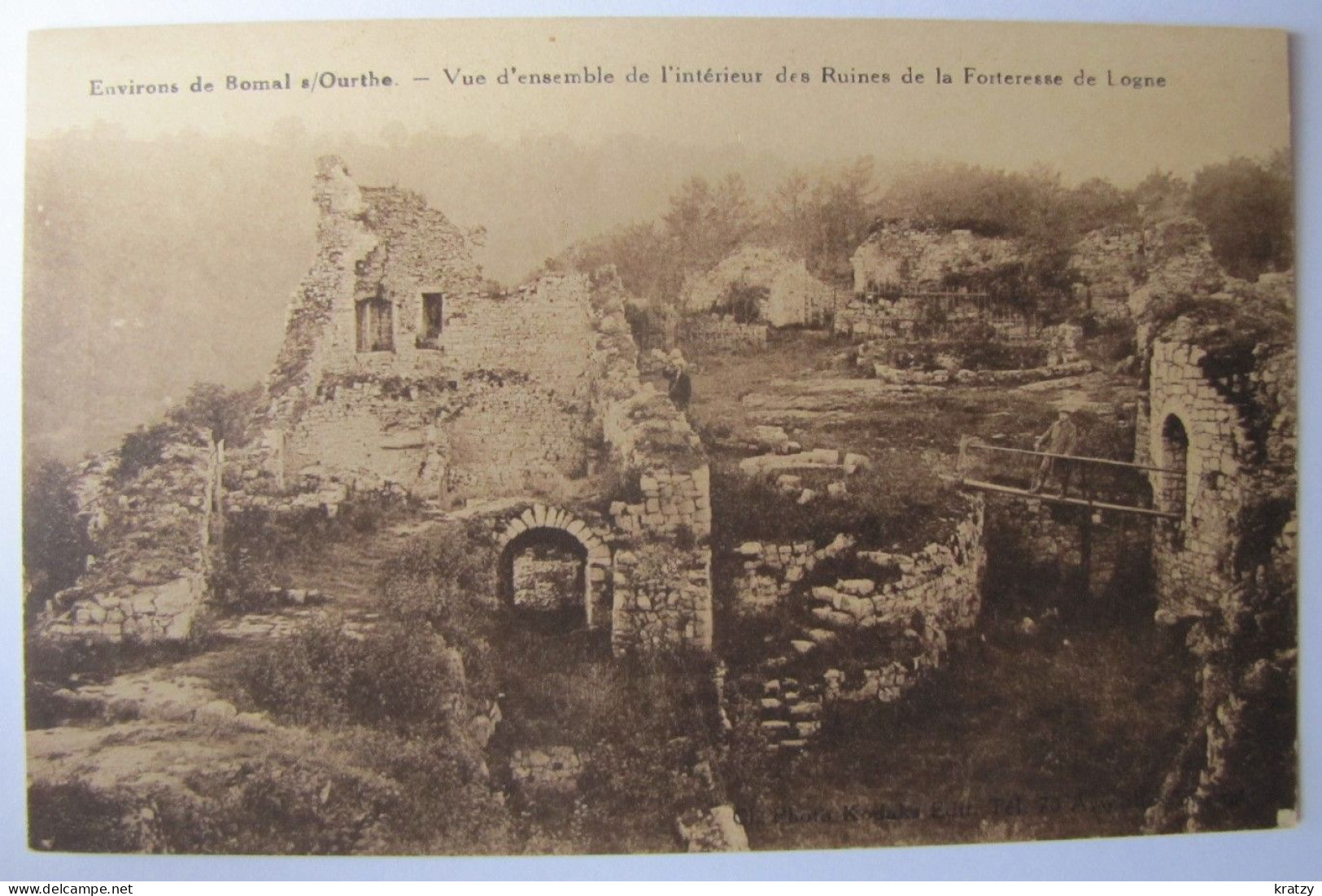 BELGIQUE - LIEGE - FERRIERES - LOGNE - Les Ruines De La Forteresse - 1937 - Ferrieres