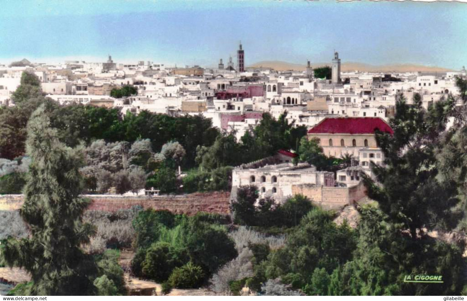 Maroc -  MEKNES - La Medine Vue De L'hotel Transatlantique - Meknès