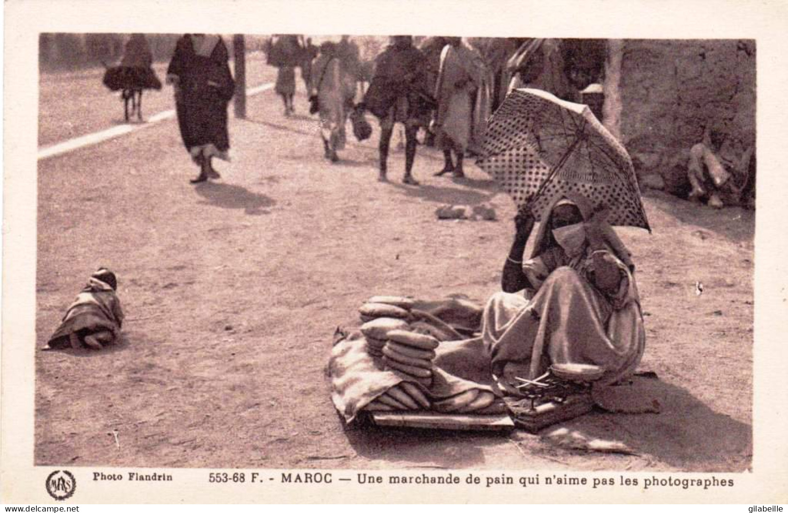 Maroc - Une Marchande De Pain Qui N'aime Pas Les Photographes - Autres & Non Classés