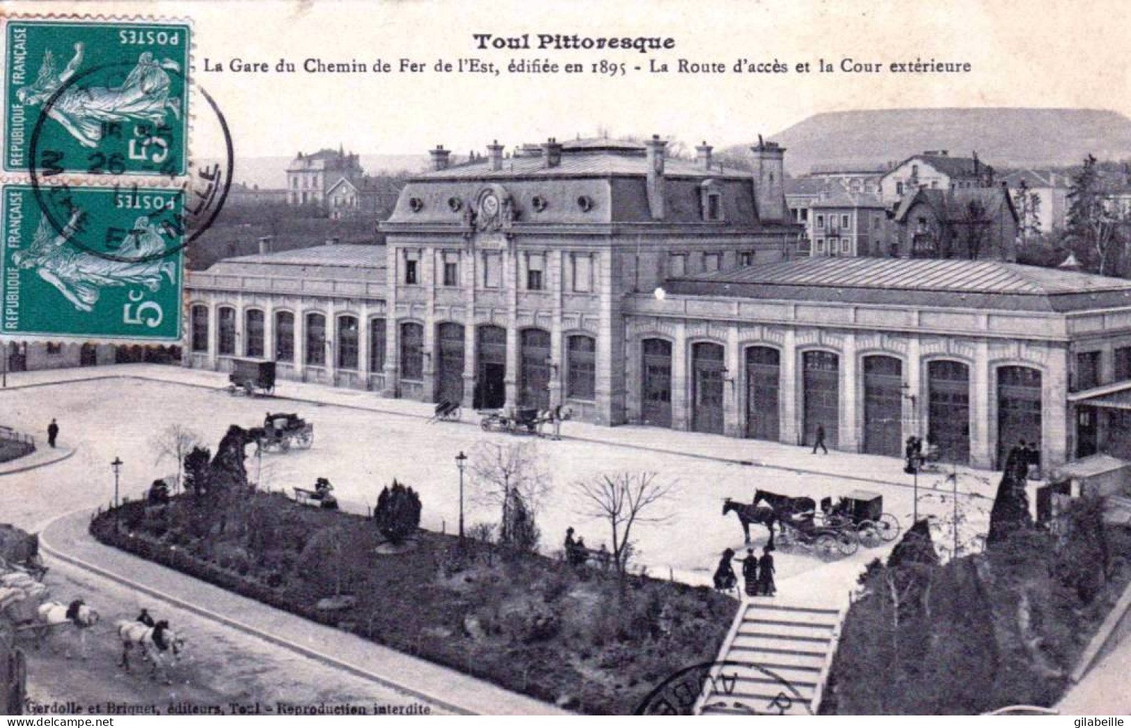 54 - Meurthe Et Moselle -  TOUL -  La Gare Du Chemin De Fer De L'est - Toul