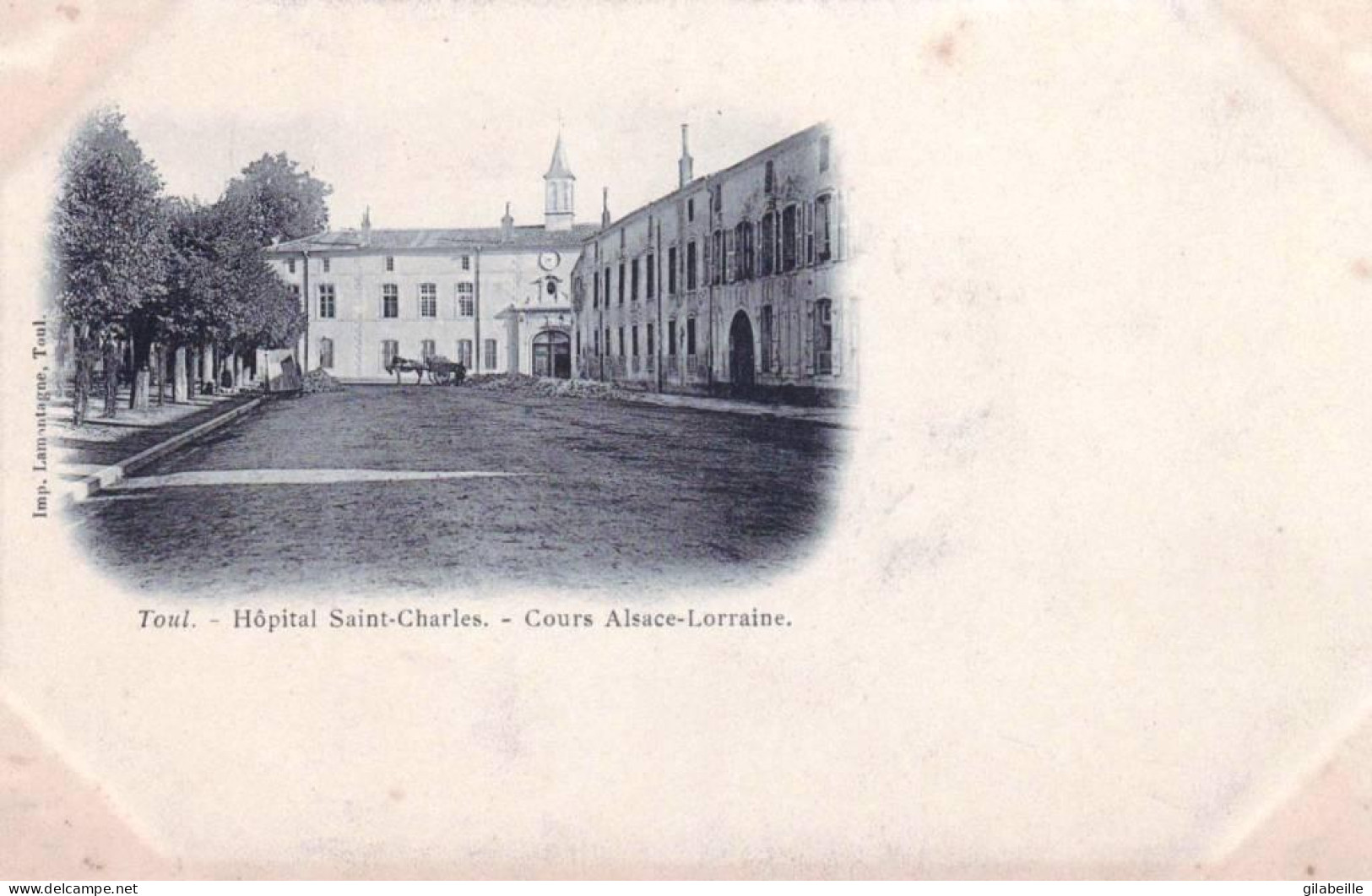 54 - Meurthe Et Moselle -  TOUL -  Hopital Saint Charles - Cours Alsace Lorraine - Toul