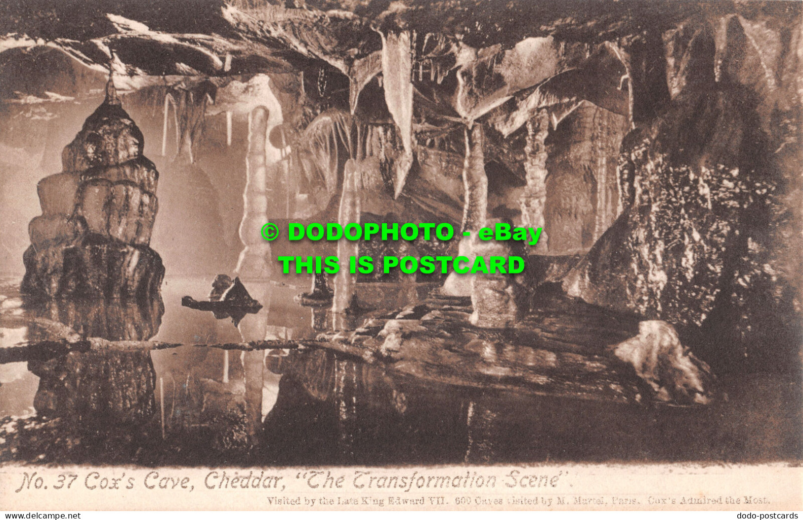 R485196 No. 37. Coxs Cave. Cheddar. The Transformation Scene. Late King Edward V - Welt