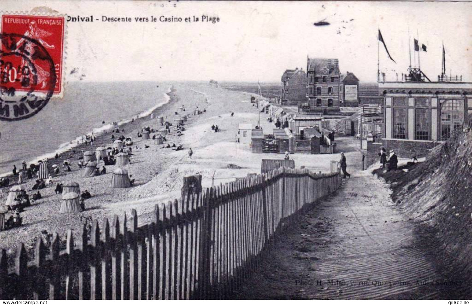 80 - Somme -  ONIVAL ( Ault ) - Descente Vers Le Casino Et La Plage - Onival