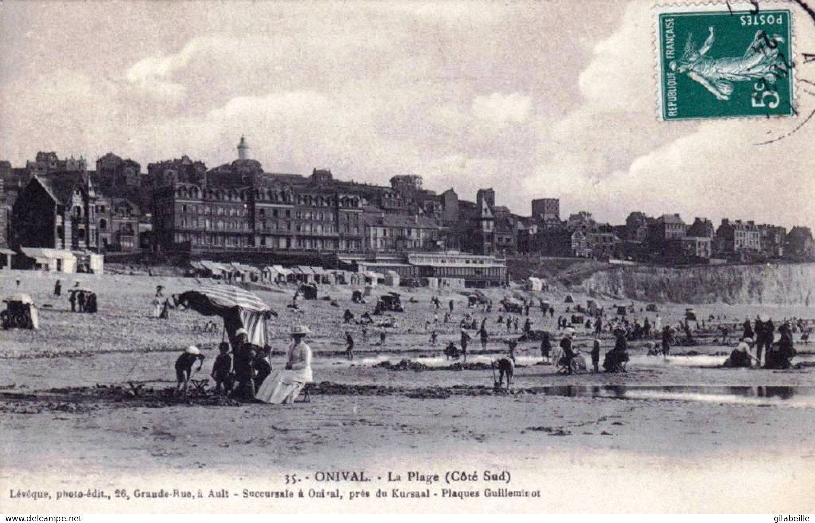 80 - Somme -  ONIVAL ( Ault ) -  La Plage - Onival