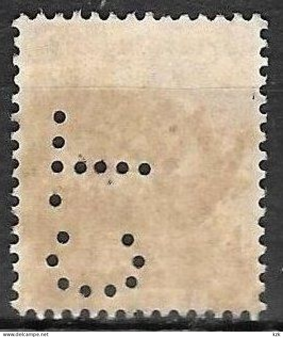 916	N°	517	Perforé	-	CL 228	-	CREDIT LYONNAIS - Used Stamps