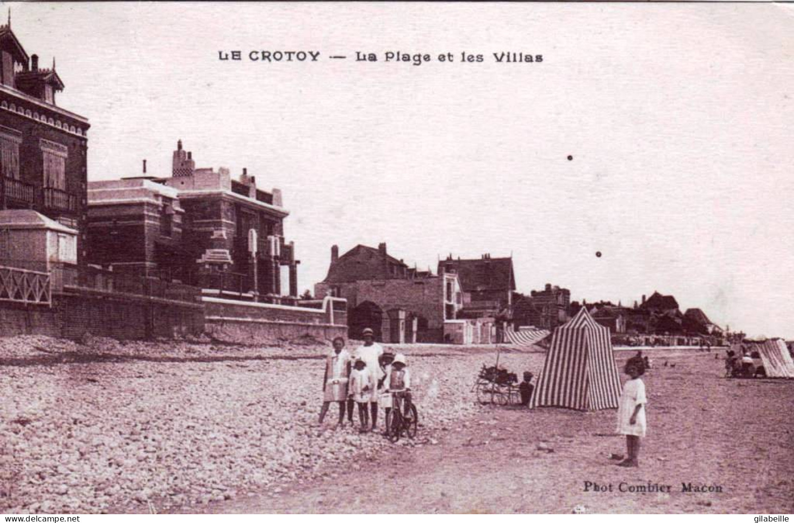 80 - Somme - LE CROTOY - La Plage Et Les Villas - Le Crotoy