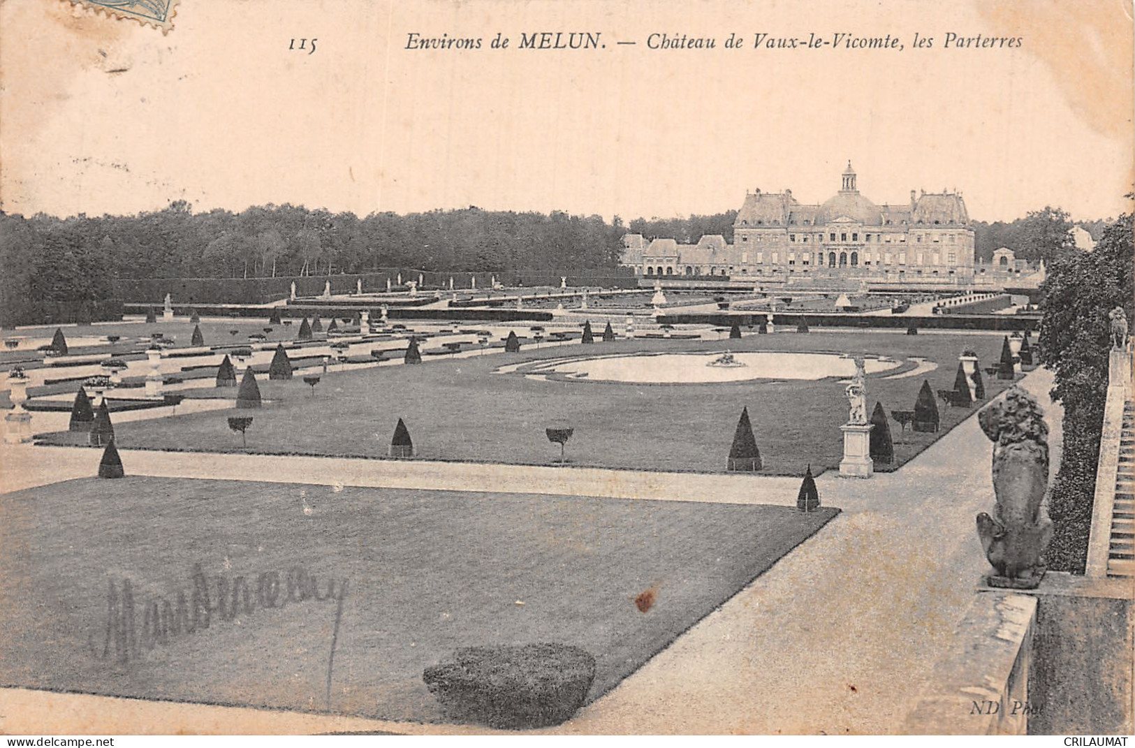 77-VAUX LE VICOMTE-N°T5064-A/0297 - Vaux Le Vicomte