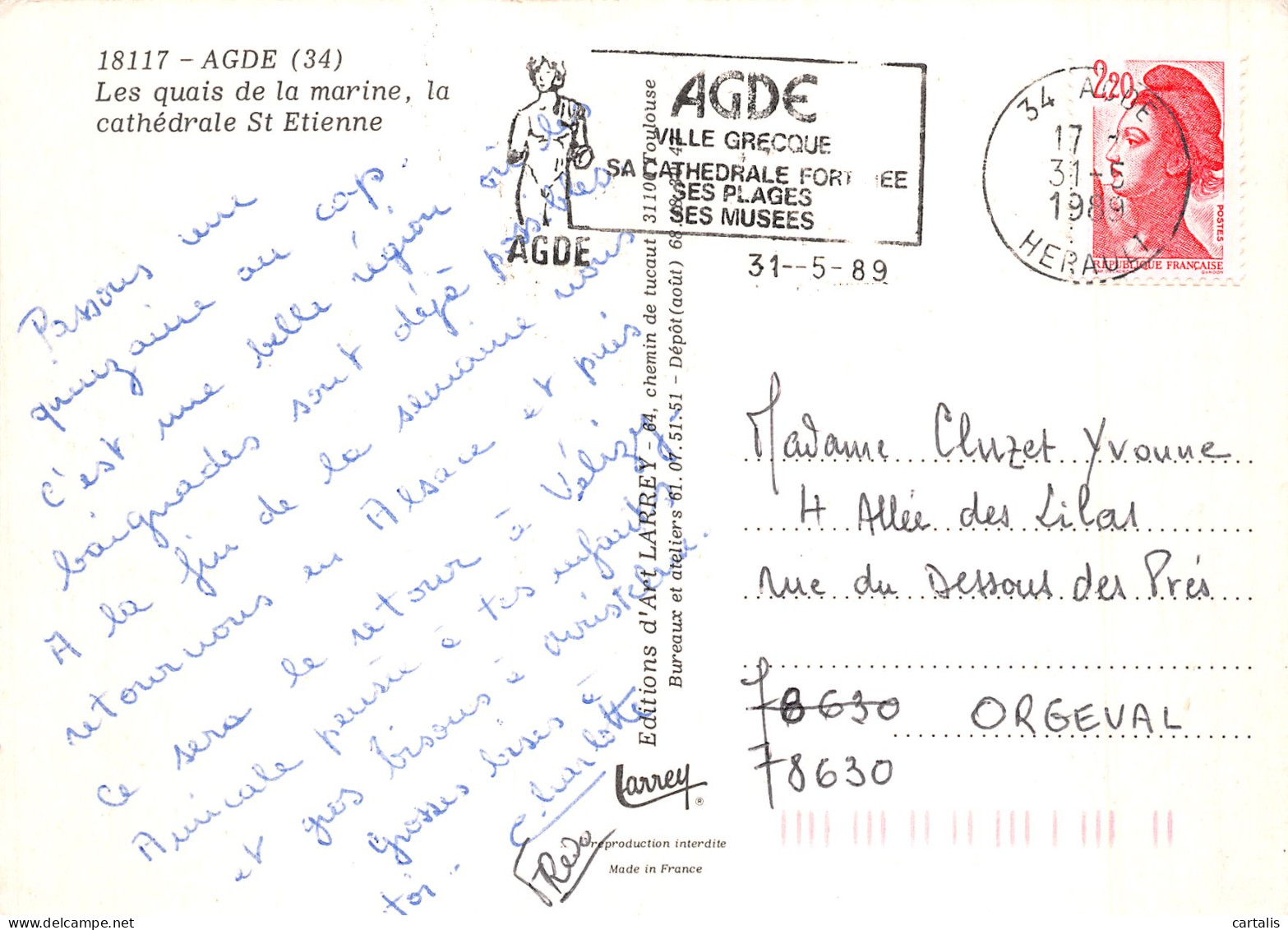 34-AGDE-N°4260-B/0013 - Agde