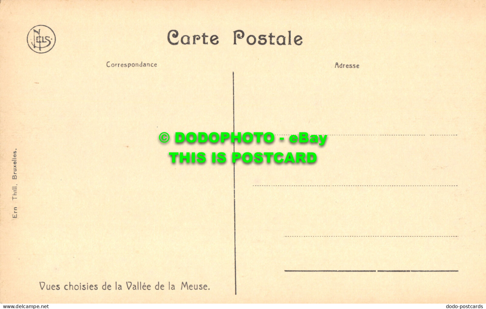 R485211 Nels. Waulsort. La Meuse A La Gare. Ern. Thill. Vues Choisies De La Vall - Welt