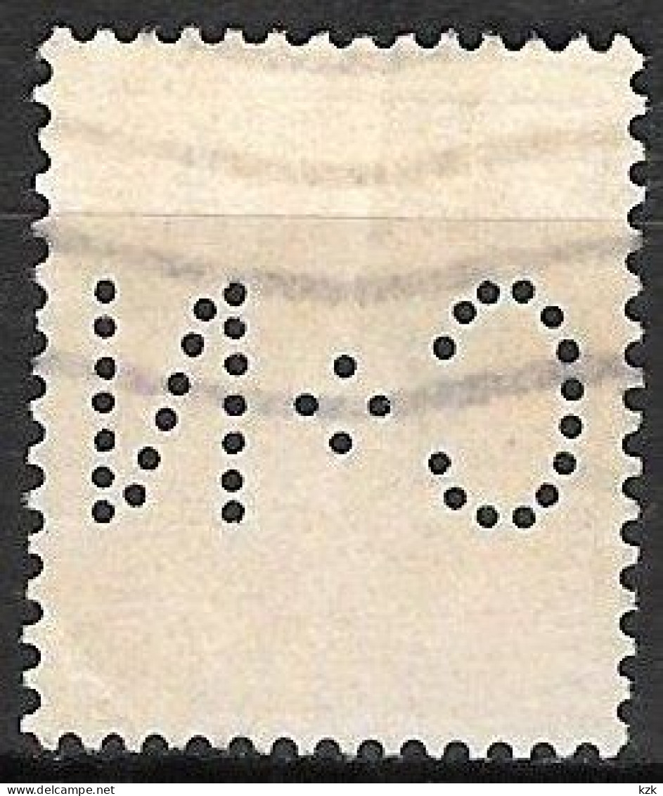 918	N°	514	Perforé	-	CN 306	-	CREDIT DU NORD - Used Stamps