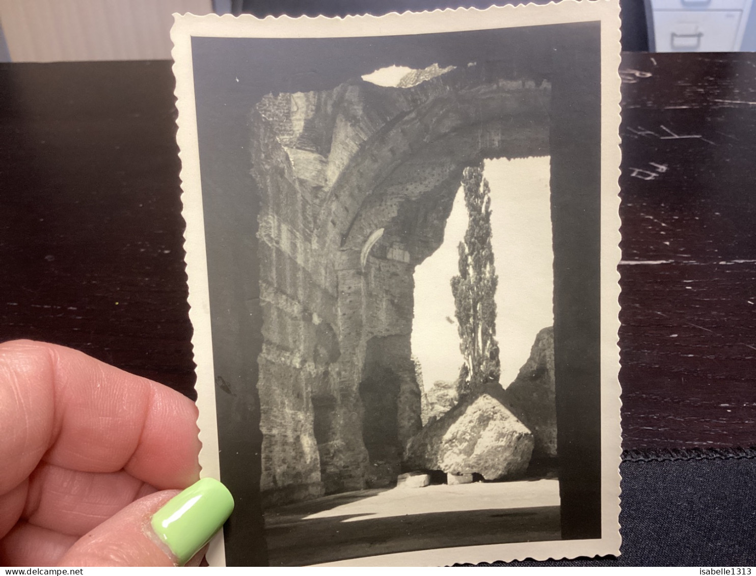 Photo Snapshot 1930 40 ITALIE Italie Rome Italie Rome Italie - Lazio - Roma (Rome) - Villa Adriana - Places