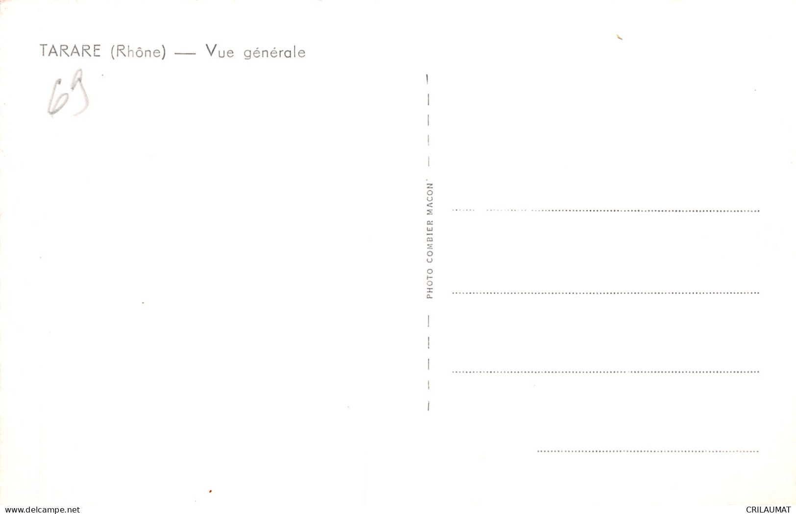 69-TARARE-N°T5064-D/0343 - Tarare