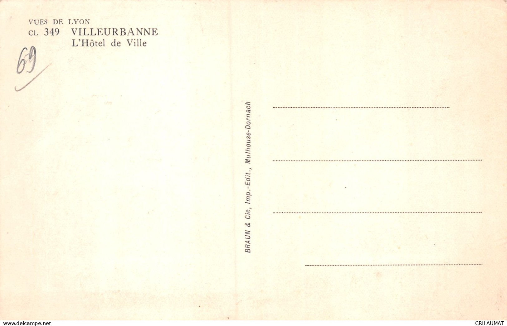 69-VILLEURBANNE-N°T5064-D/0317 - Villeurbanne