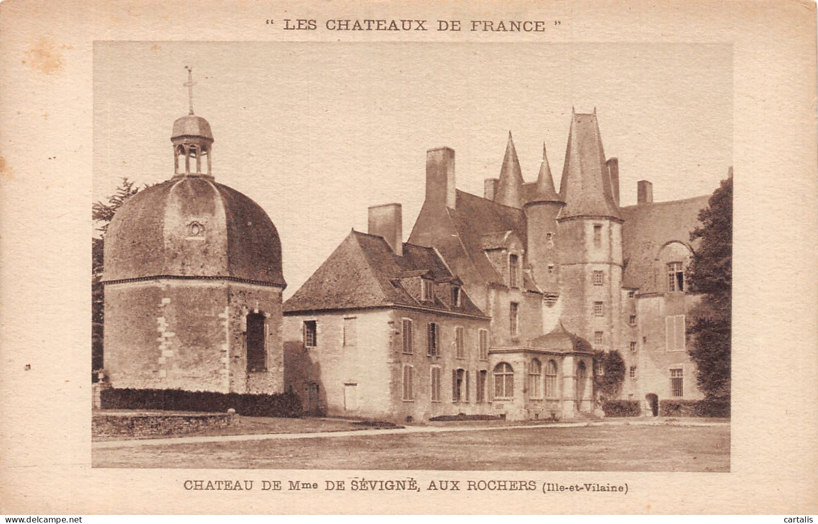 35-VITRE CHATEAU DE MADAME DE SEVIGNE-N°4260-E/0125 - Vitre