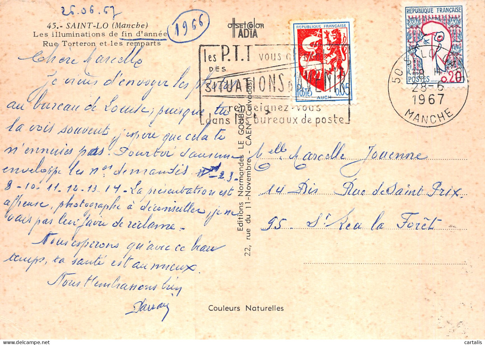 50-SAINT LO-N°4260-D/0075 - Saint Lo