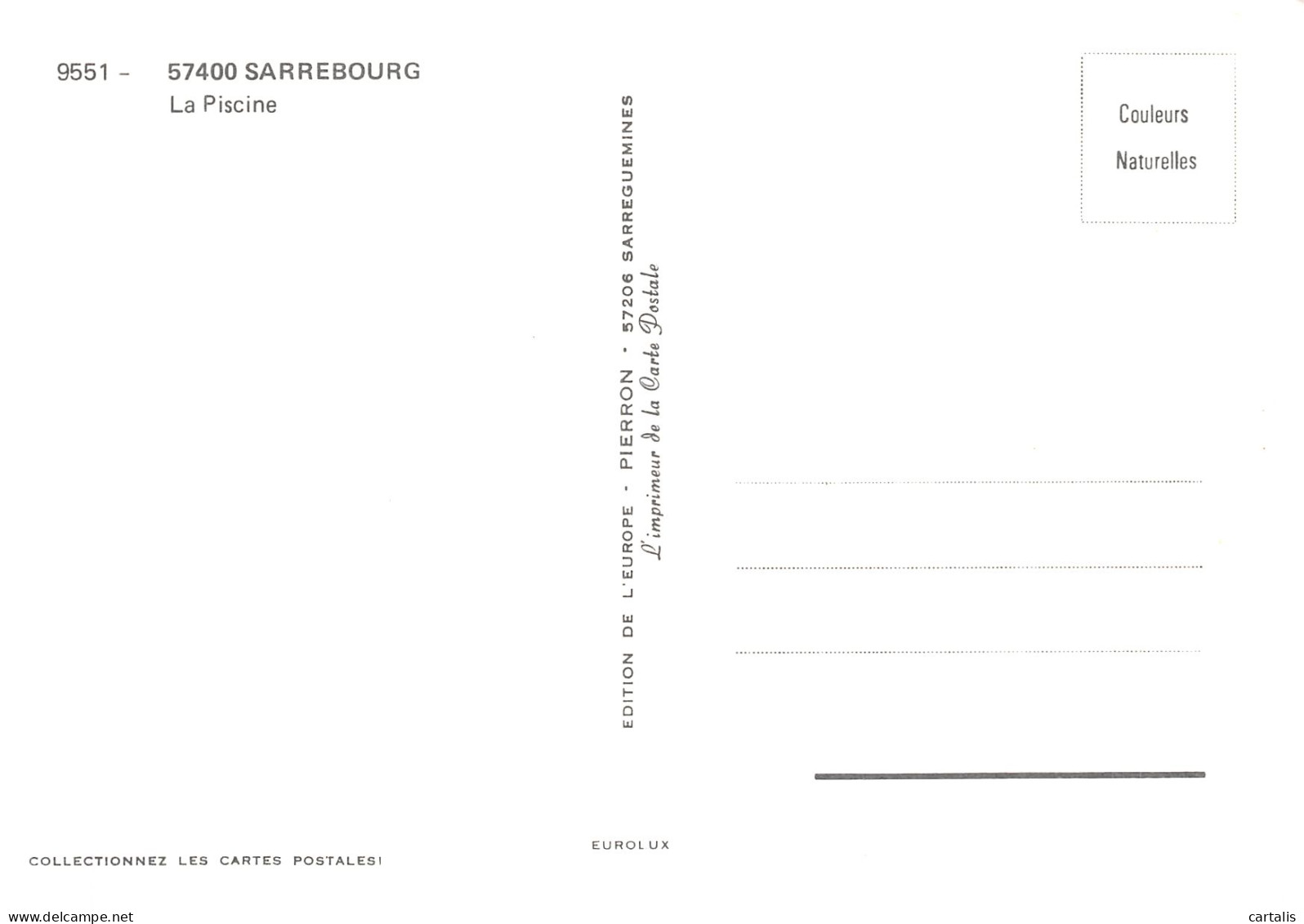 57-SARREBOURG-N° 4381-D/0061 - Sarrebourg