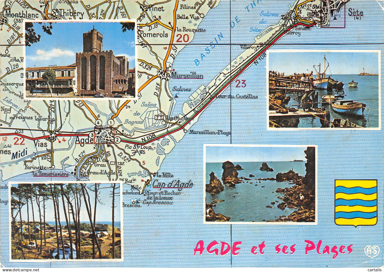 34-AGDE ET SES PLAGES-N° 4381-C/0275 - Agde