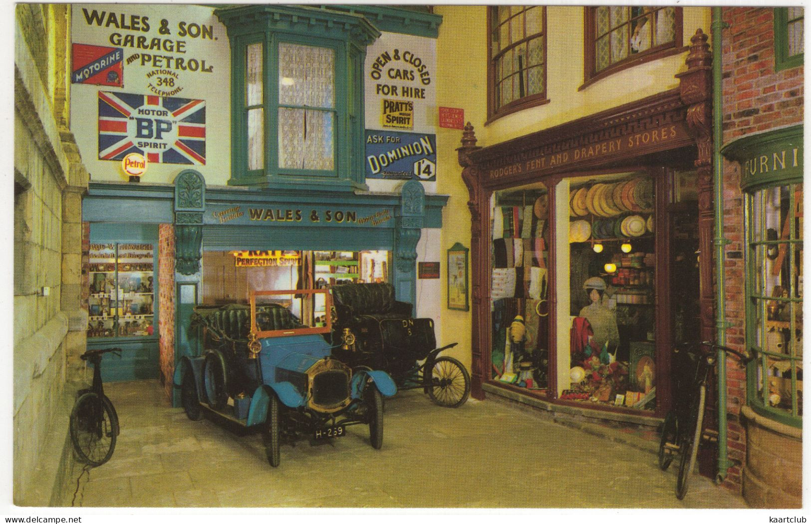 York: 1909 COLIBRI MOTOR CAR, 1899 GROUT STEAM CAR, 2 OLD BICYCLES - 'Motor B.P. Spirit' - Castle Museum Garage - (U.K.) - Passenger Cars