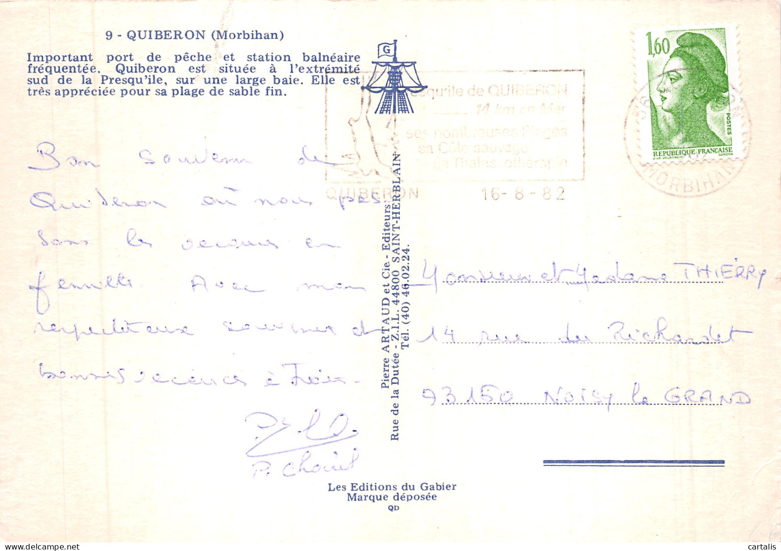 56-QUIBERON-N° 4381-B/0051 - Quiberon