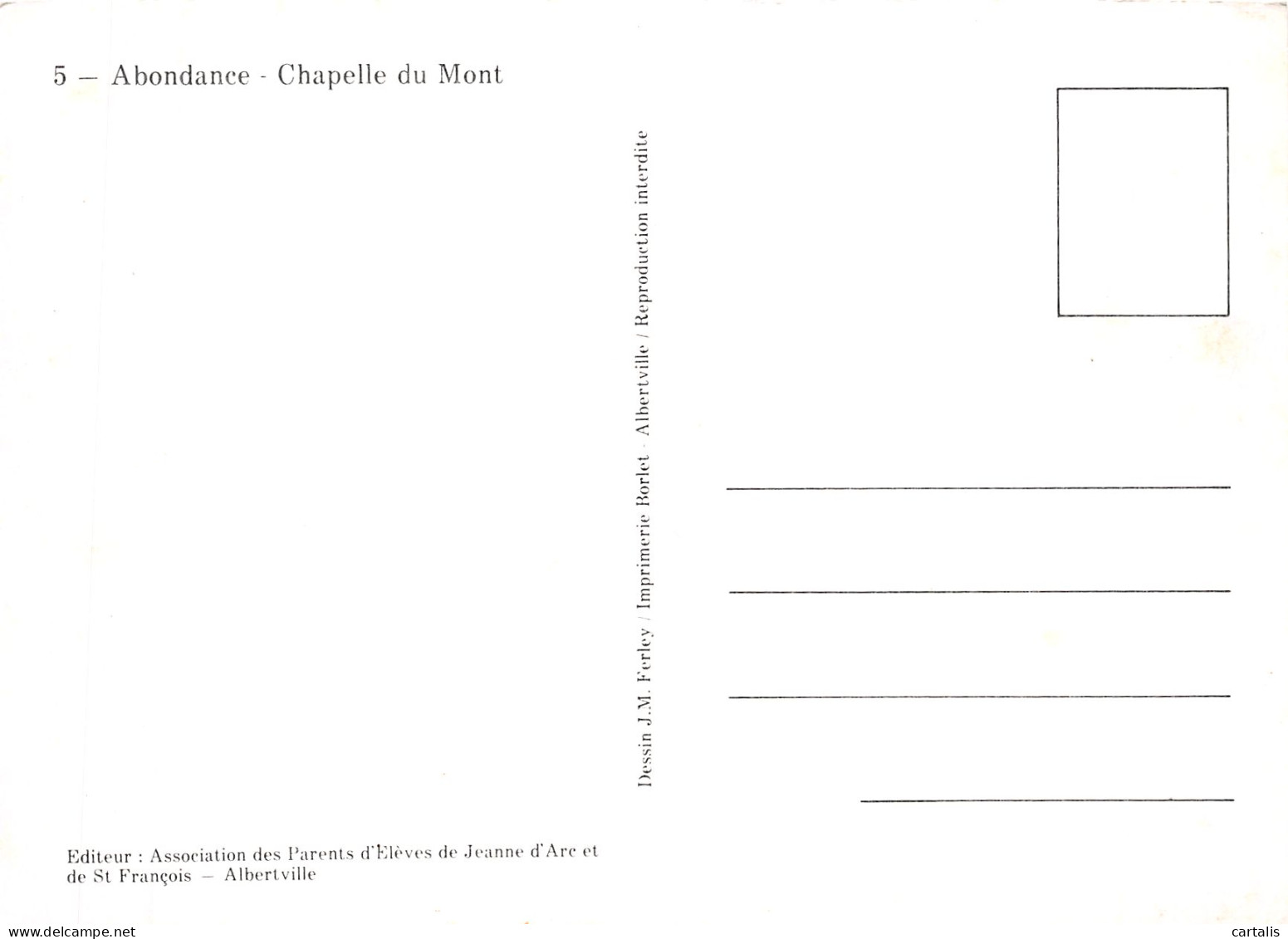 74-ABONDANCE-N° 4381-A/0399 - Abondance