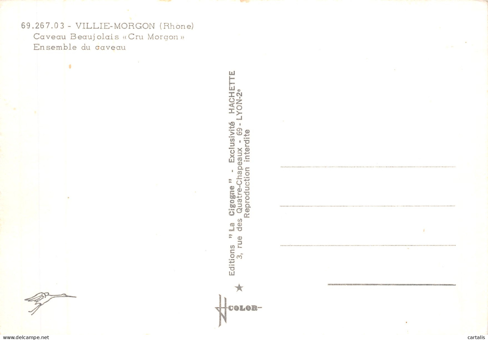 69-VILLIE MORGON-N° 4381-A/0329 - Villie Morgon
