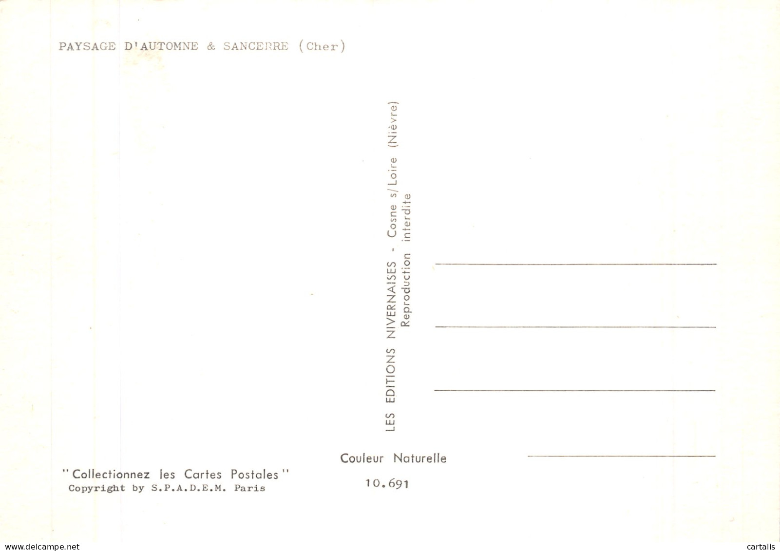 18-SANCERRE ET PAYSAGE D AUTOMNE-N° 4381-A/0241 - Sancerre