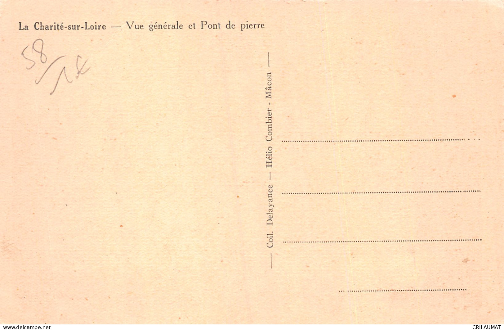 58-LA CHARITE SUR LOIRE-N°T5065-C/0125 - La Charité Sur Loire