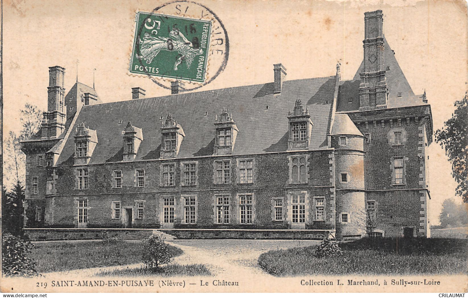 58-SAINT AMAND EN PUISAYE-N°T5065-C/0089 - Saint-Amand-en-Puisaye