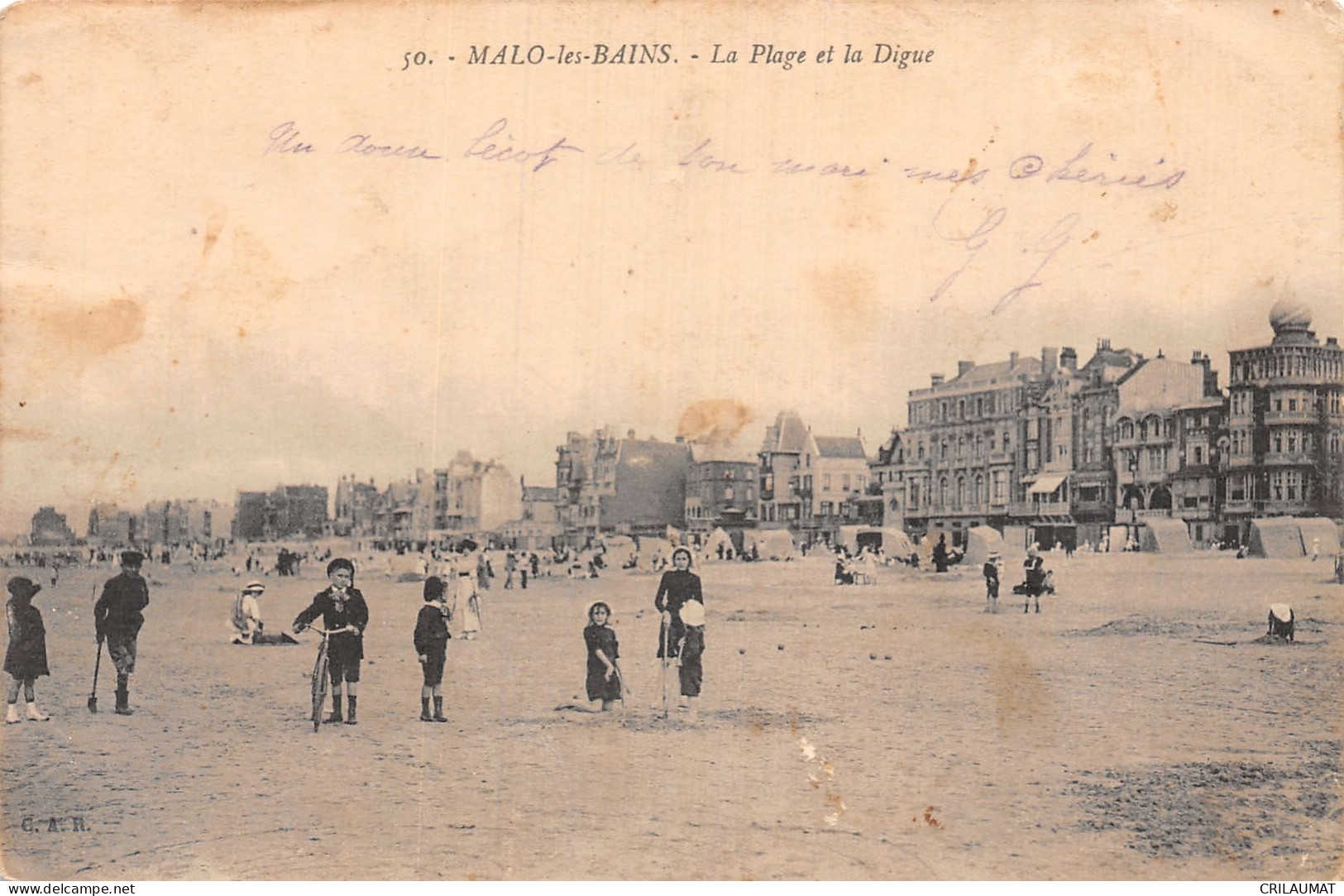 59-MALO LES BAINS-N°T5065-A/0215 - Malo Les Bains