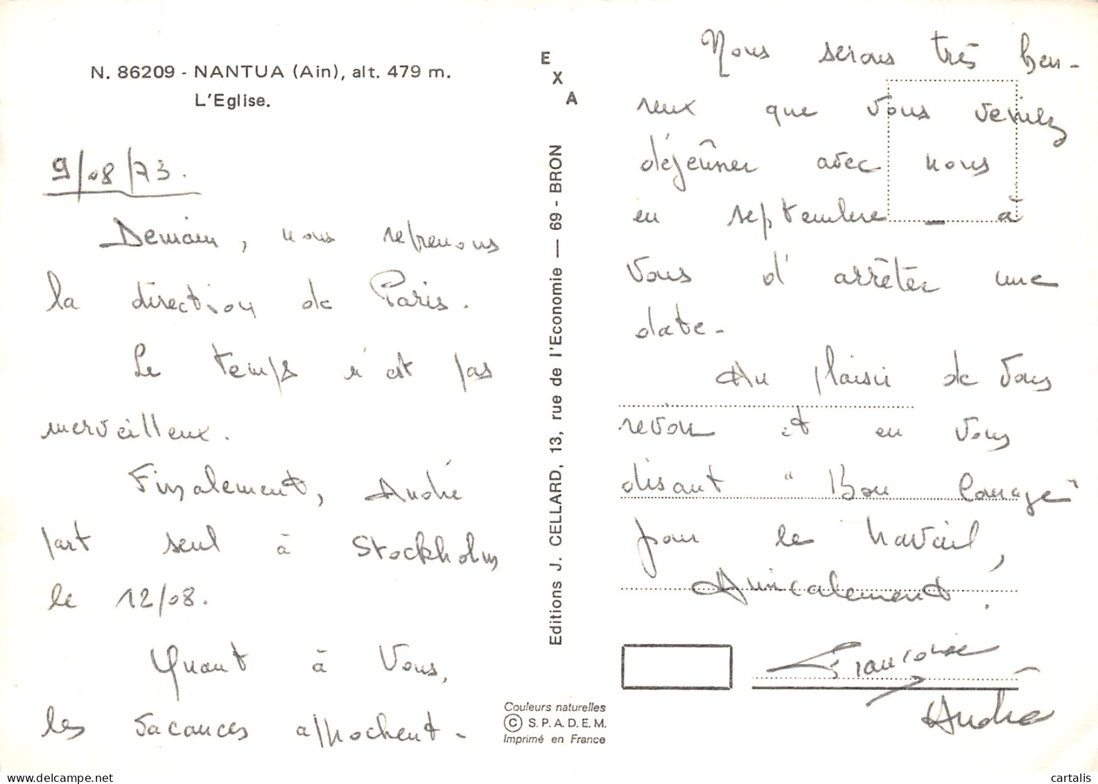 01-NANTUA-N° 4382-A/0297 - Nantua