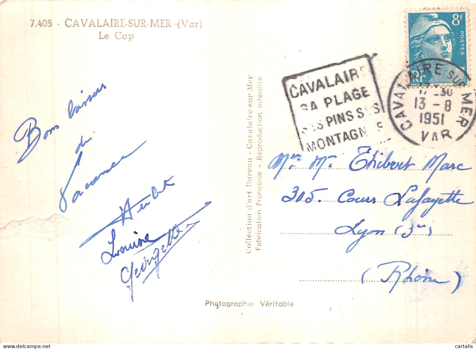 83-CAVALAIRE SUR MER-N° 4381-D/0343 - Cavalaire-sur-Mer