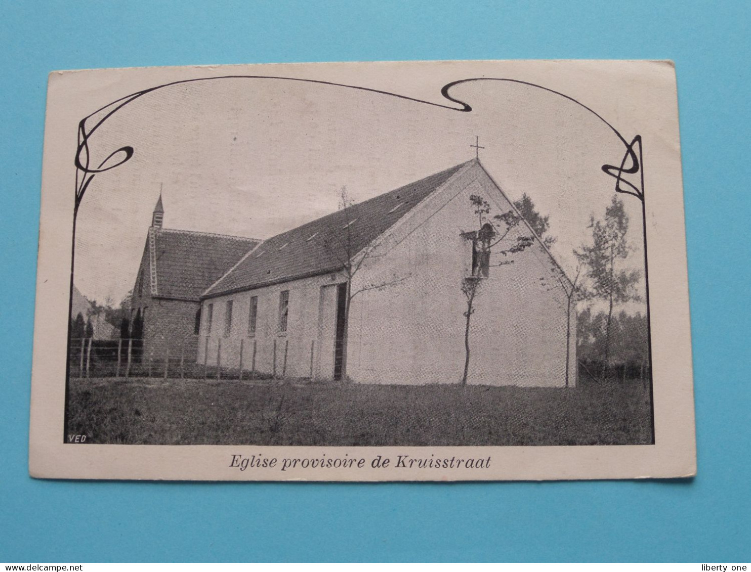 Eglise Provisoire De KRUISSTRAAT ( Moerbeke-Waes ) Evêque Du GAND Antoine STILLEMANS ! - Eglises Et Couvents