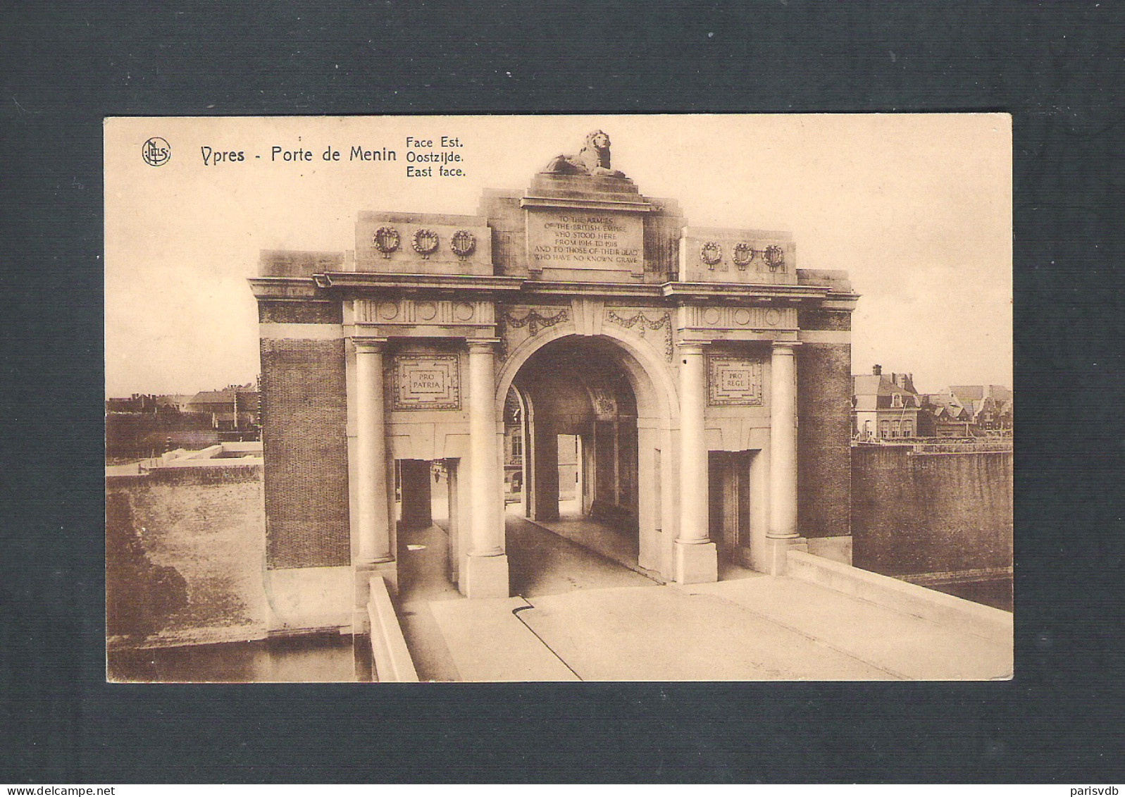 YPRES - PORTE DE MENIN - FACE EST   - NELS   (12.969) - Ieper