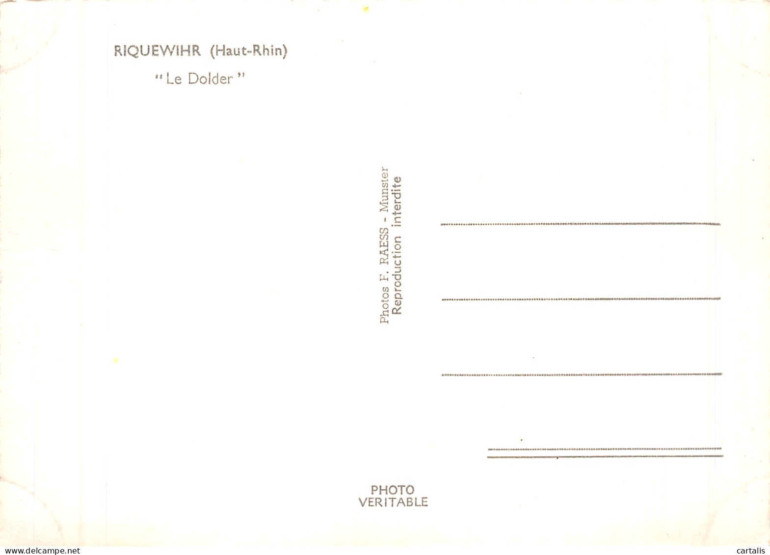 68-RIQUEWIHR-N° 4382-C/0243 - Riquewihr