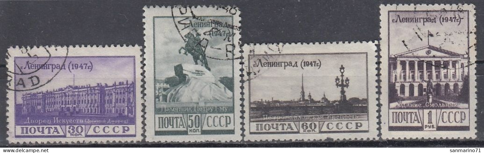 USSR 1179-1182,used,falc Hinged - Non Classés