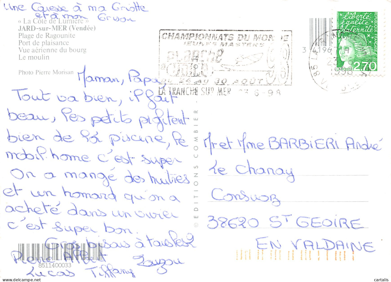 85-JARD SUR MER-N° 4382-B/0191 - Other & Unclassified