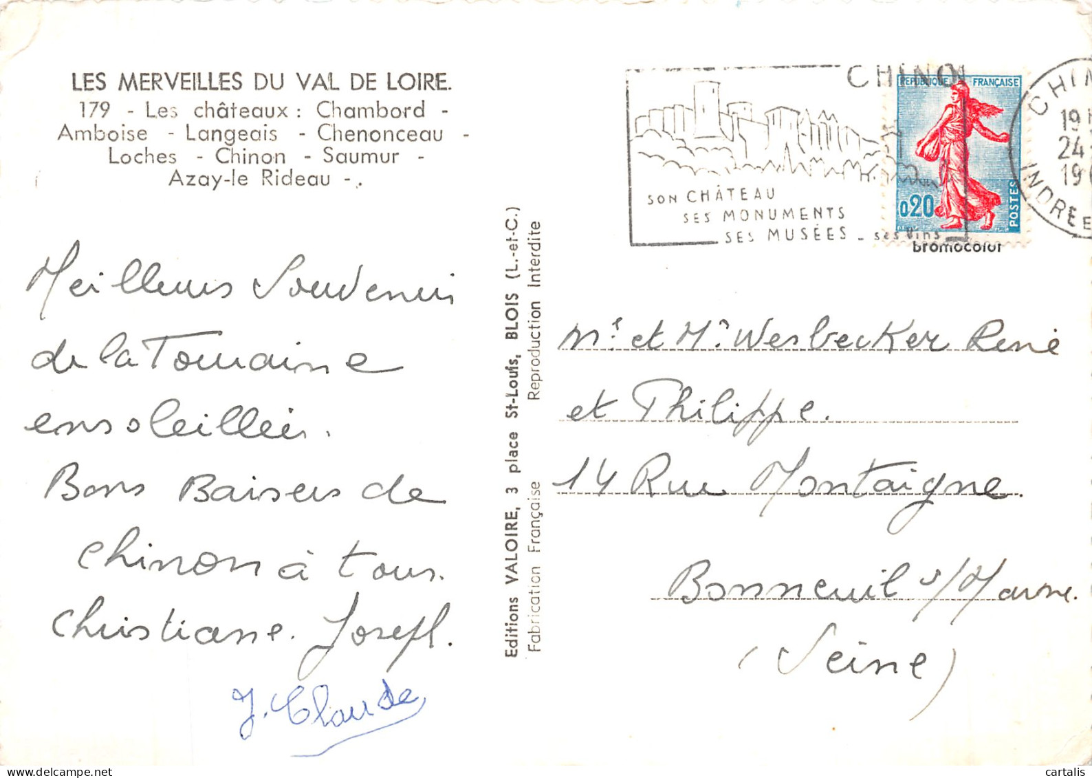 41-LE VAL DE LOIRE LES CHATEAUX-N° 4383-A/0397 - Sonstige & Ohne Zuordnung