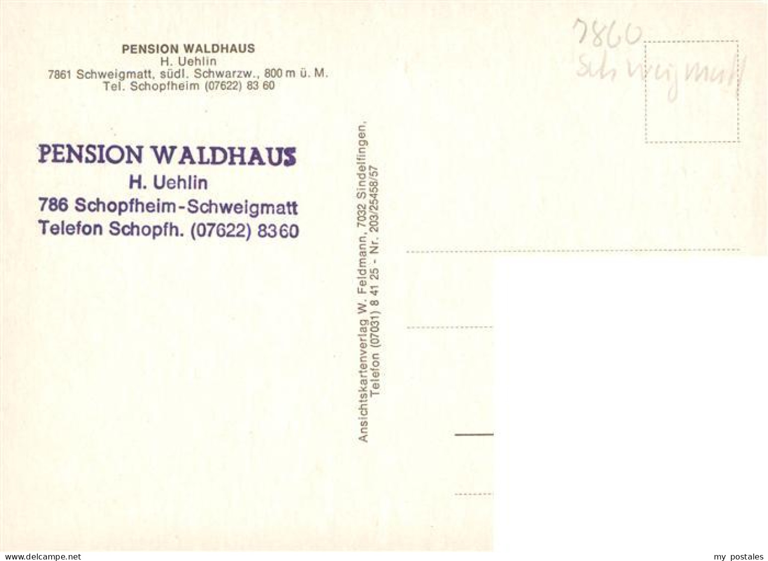 73928245 Schweigmatt_Schopfheim Pension Waldhaus - Schopfheim