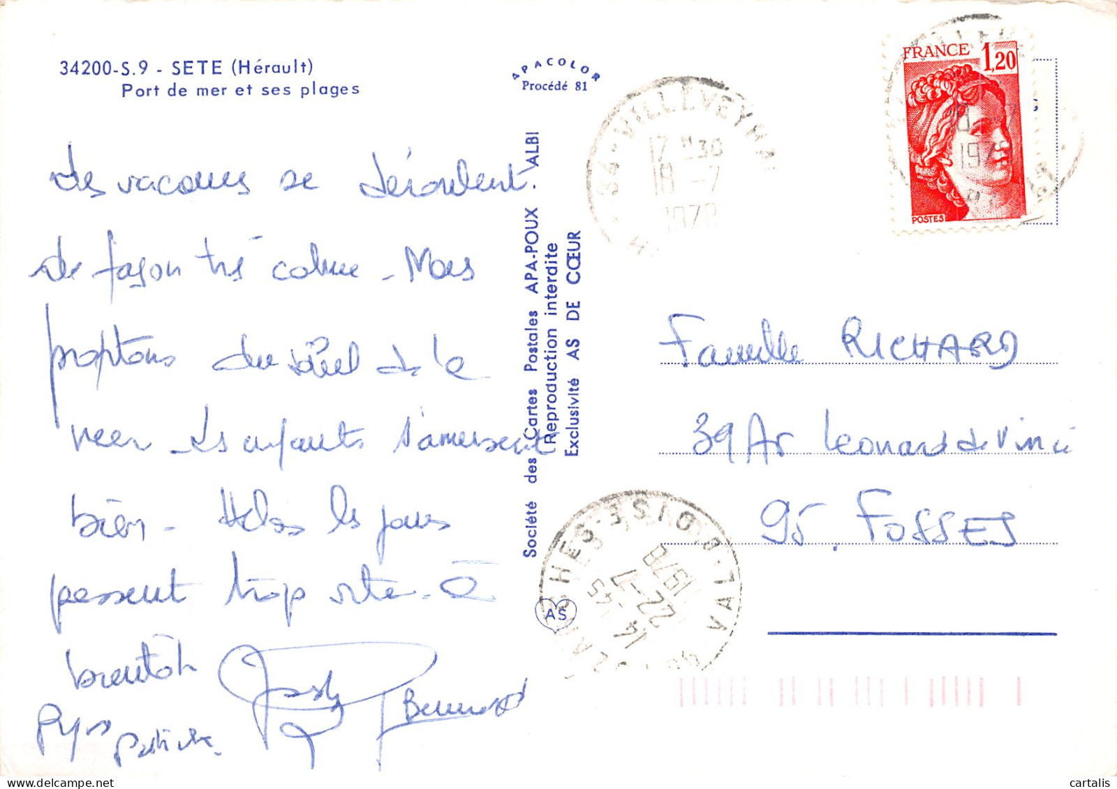 34-SETE-N° 4382-D/0197 - Sete (Cette)