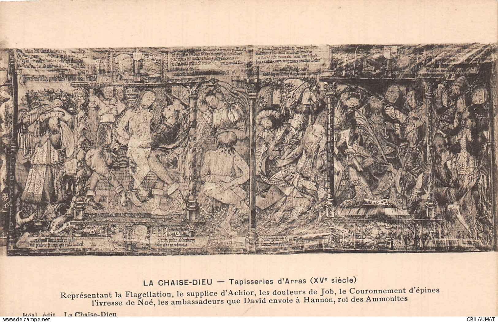 43-LA CHAISE DIEU TAPISSERIE D ARRAS-N°T5066-C/0183 - La Chaise Dieu