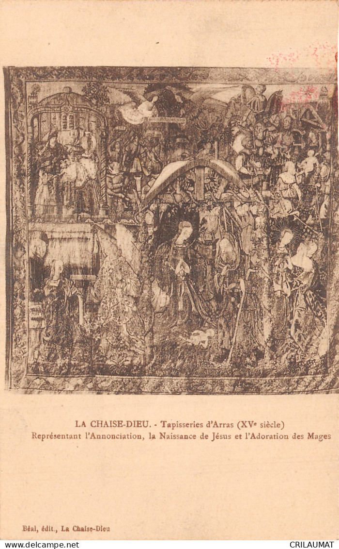 43-LA CHAISE DIEU TAPISSERIES D ARRAS-N°T5066-C/0045 - La Chaise Dieu