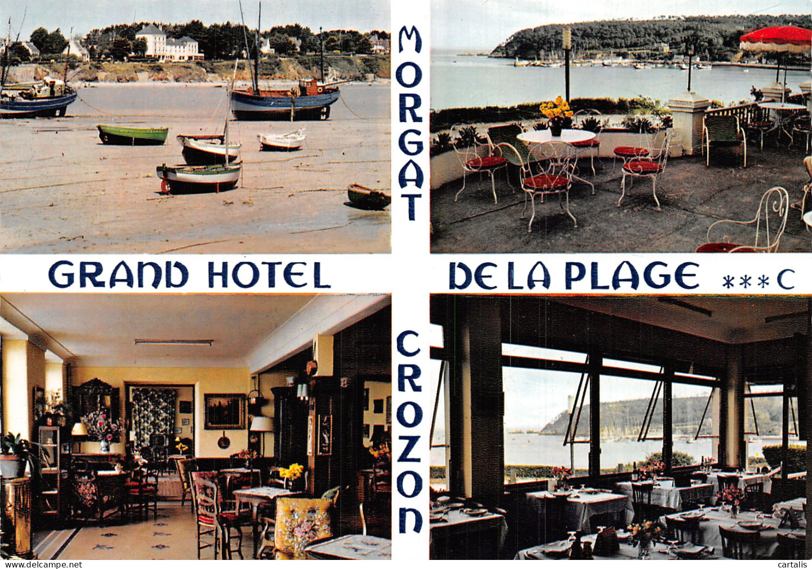 29-MORGAT CROZON LE GRAND HOTEL DE LA PLAGE-N° 4383-D/0227 - Morgat