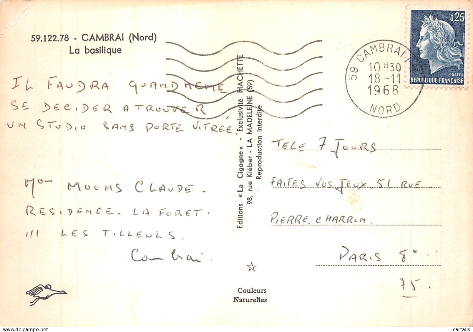 59-CAMBRAI-N° 4383-C/0193 - Cambrai