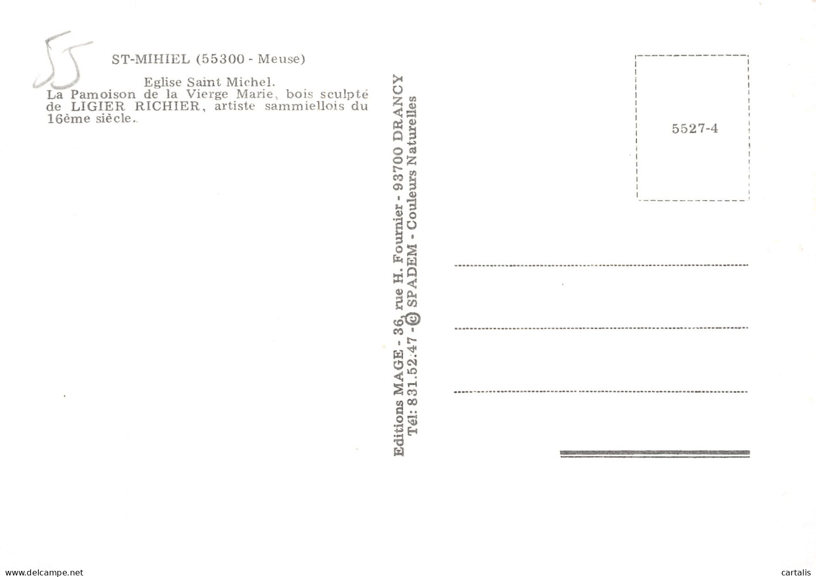 55-SAINT MIHIEL-N° 4383-C/0025 - Saint Mihiel