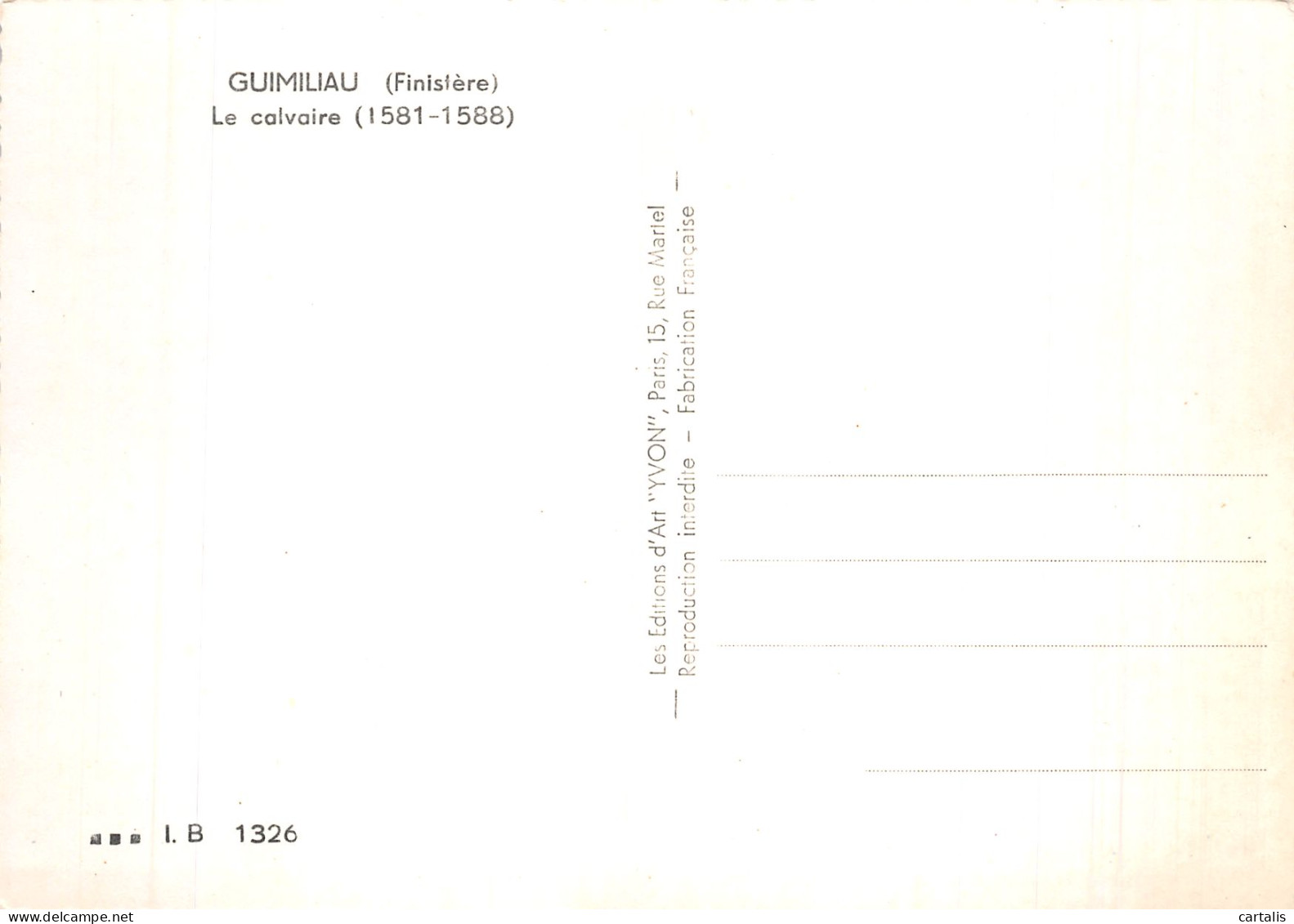 29-GUIMILIAU-N° 4383-B/0271 - Guimiliau